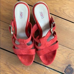 Ugg slip on wedges